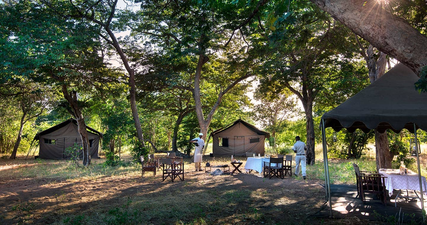 Outdoor living at Chobe Under Canvas in Chobe National Park