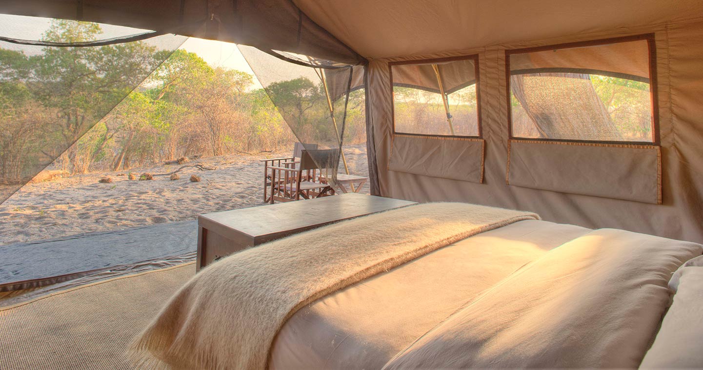 Luxury lodge in Chobe National Park Botswana: Savute Under Canvas
