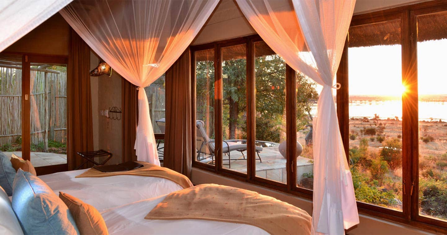 Enjoy the Sunset from your Bedroom at Ngoma Safari Lodge