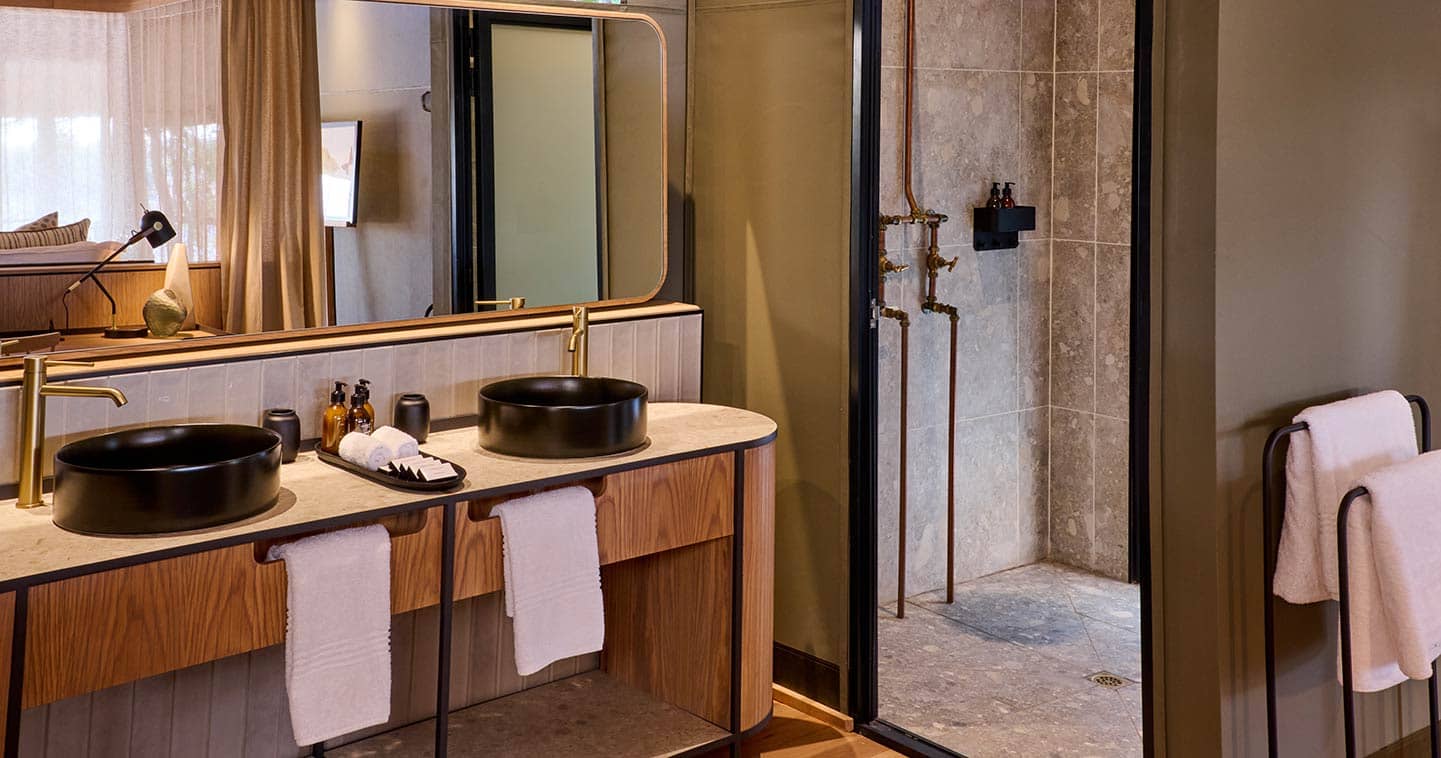 Bathroom at Savute Safari Lodge in Chobe