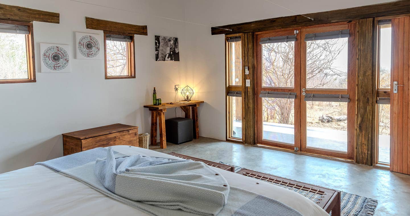 Bedroom at Chobe Elephant Camp in Botswana