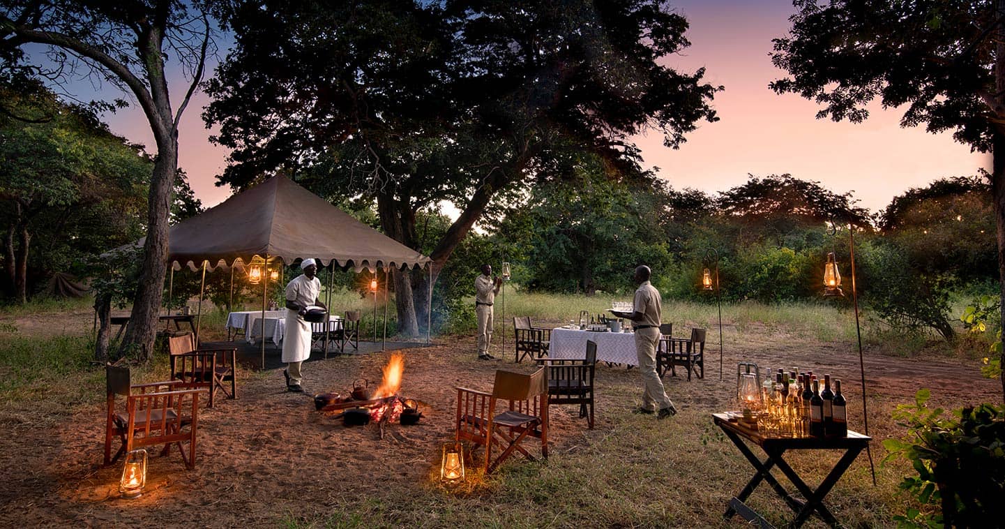 Breakfast at Chobe Under Canvas