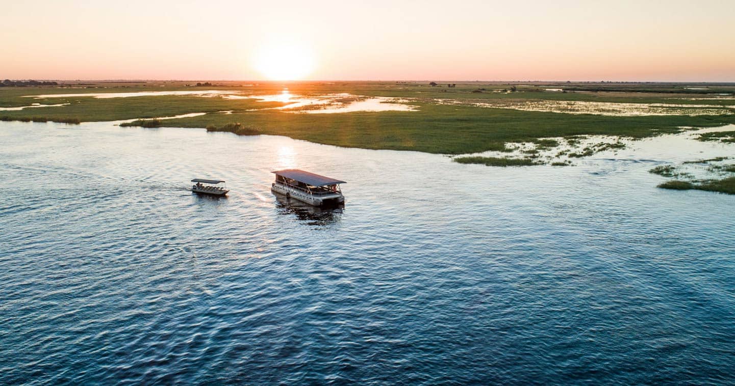 Enjiy a Chobe River cruise when staying at Marina Lodge in Botswana