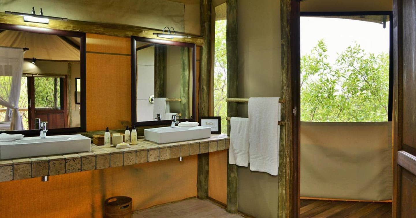 Ghoha Hills Savuti Lodge Bathroom in the Chobe National Park