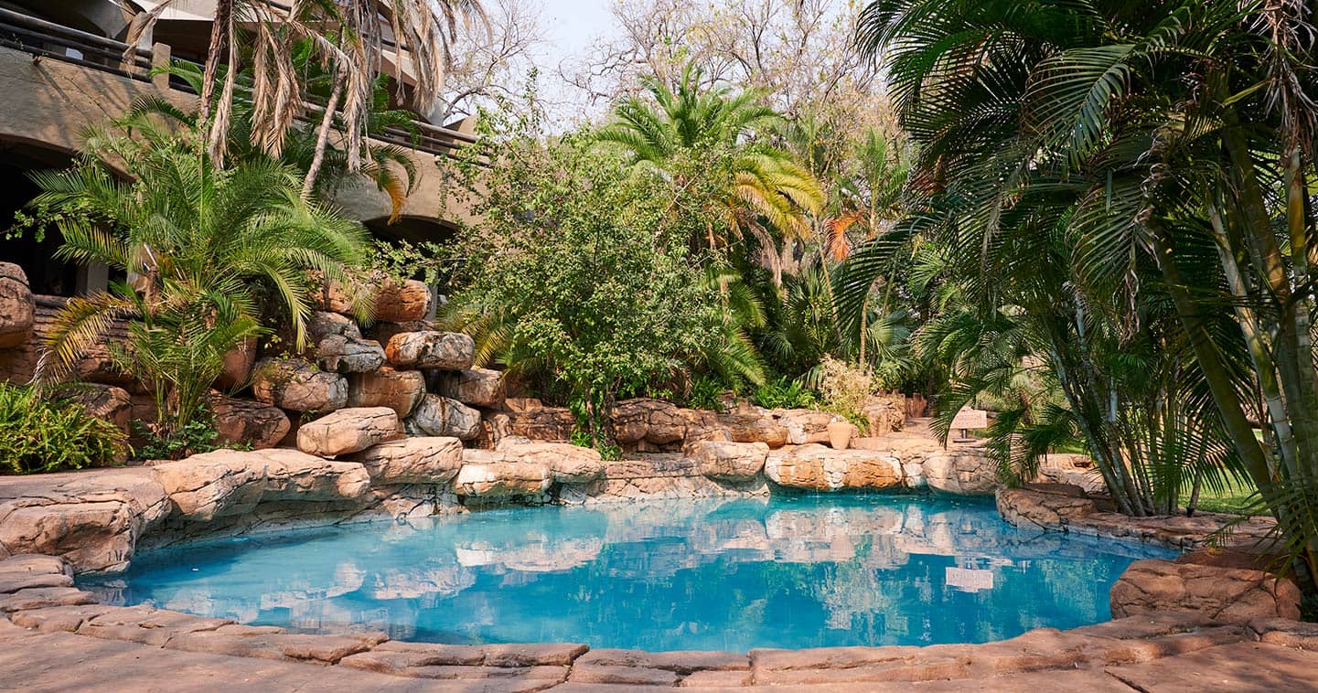 Pool at Chobe Game Lodge in Chobe National Park in Botswana