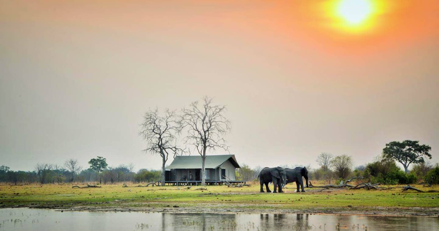 Nogatsaa Pans Lodge in Chobe National Park, Botswana