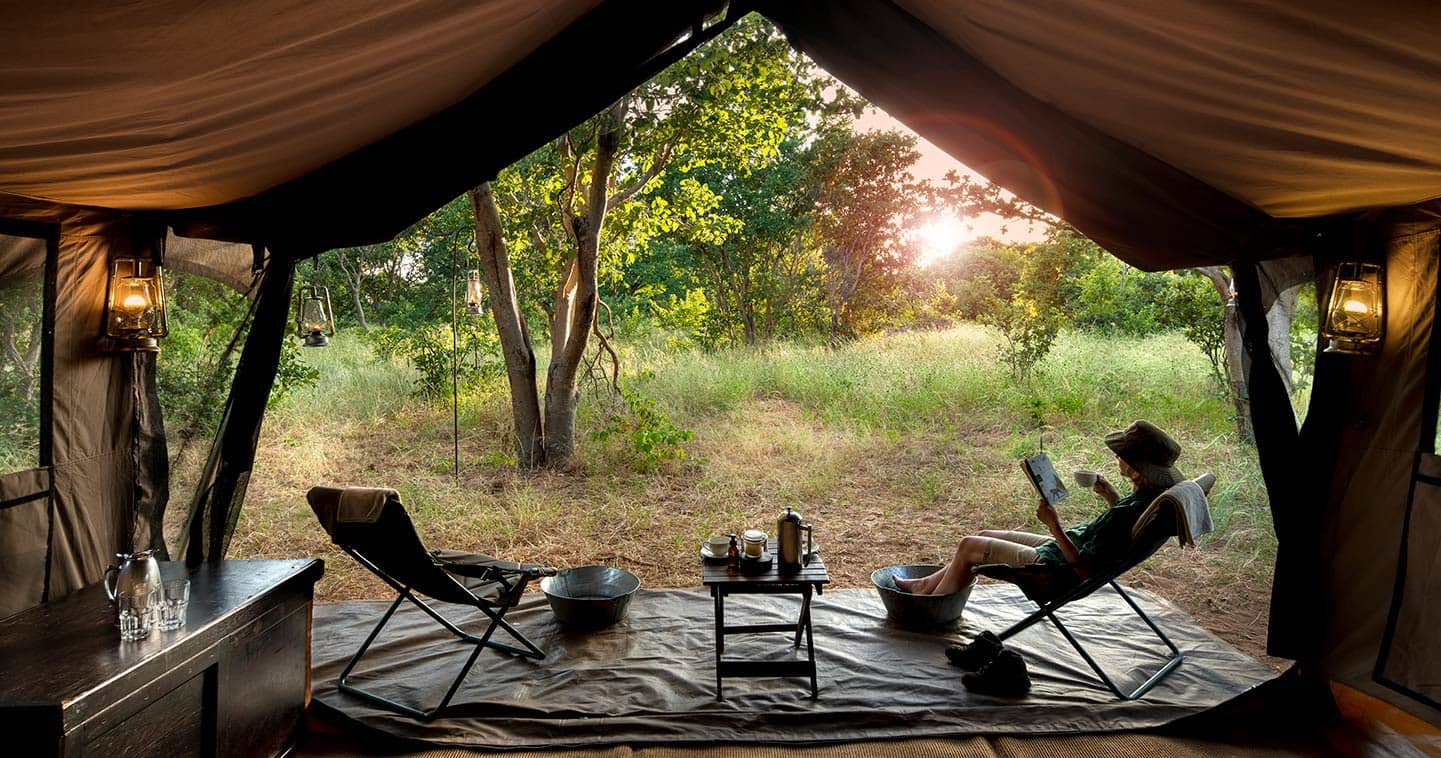 Enjoy a luxury safari at Chobe Under Canvas in Chobe National Park